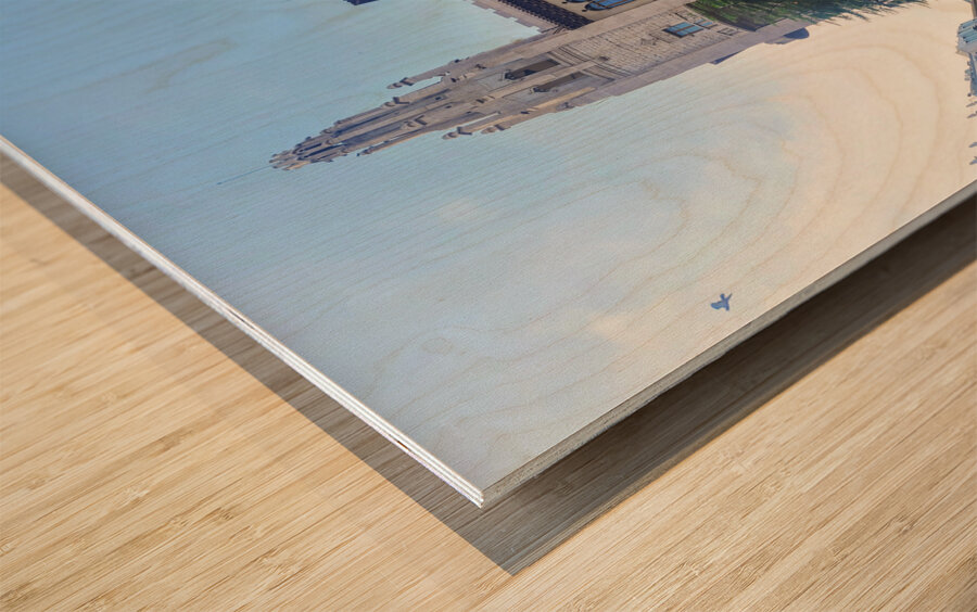 Axis Mundi: Plaza of Memory Wood print