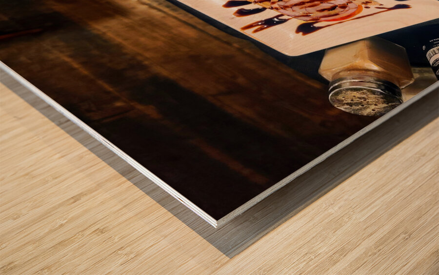 Slices of Temptation Wood print