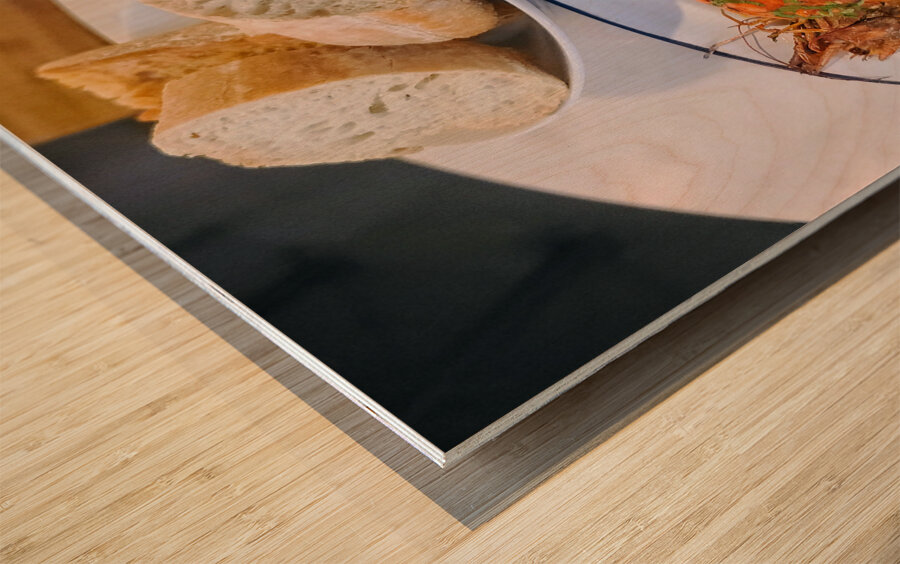 Bread & Brine: A Culinary Portrait Wood print