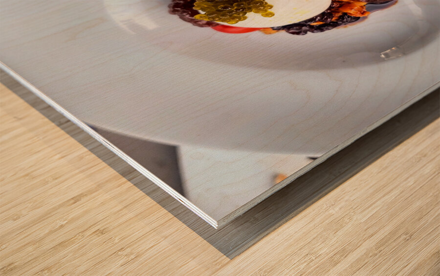 Gilded Bite Wood print