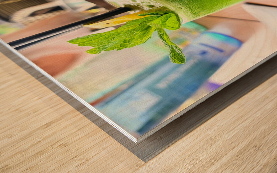 Botanic Burst Wood print