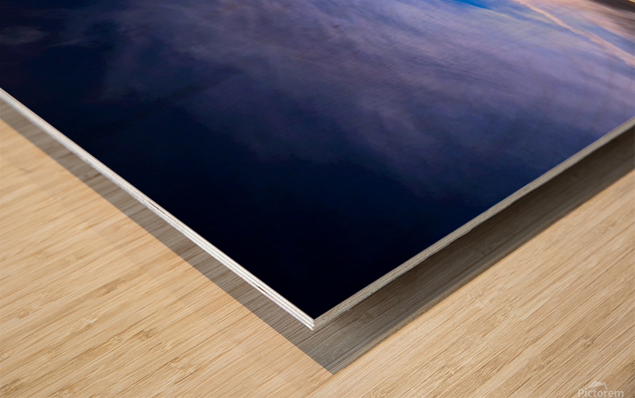 Nothing But Clouds 4 Wood print