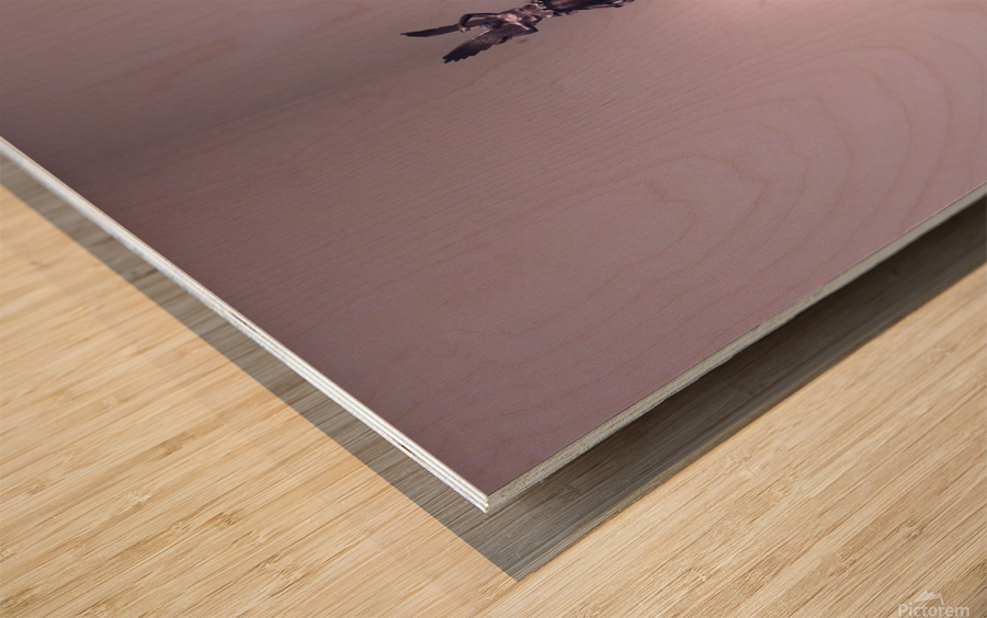 Museum Reflections 4B Wood print