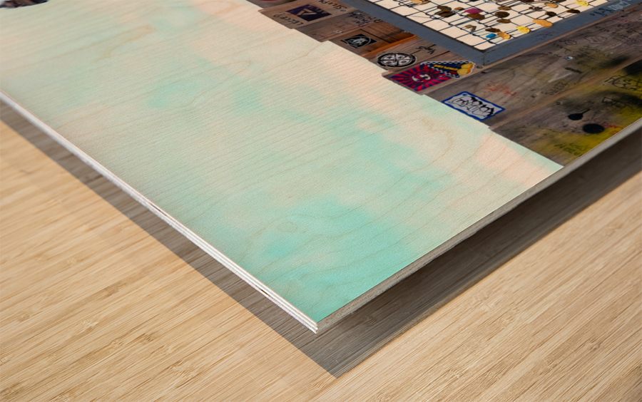 Paris Locks of Love Wood print