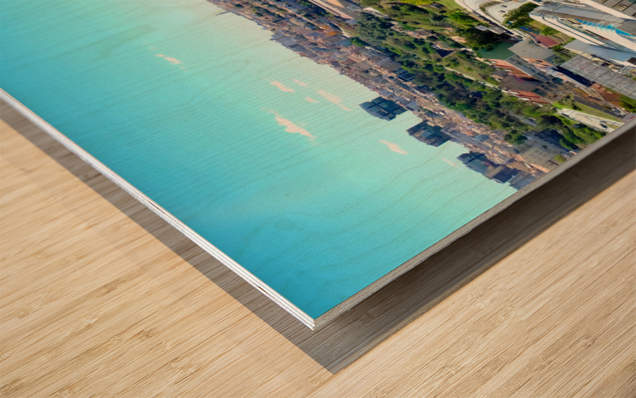 Captivating View from Corinthia Hotel Wood print