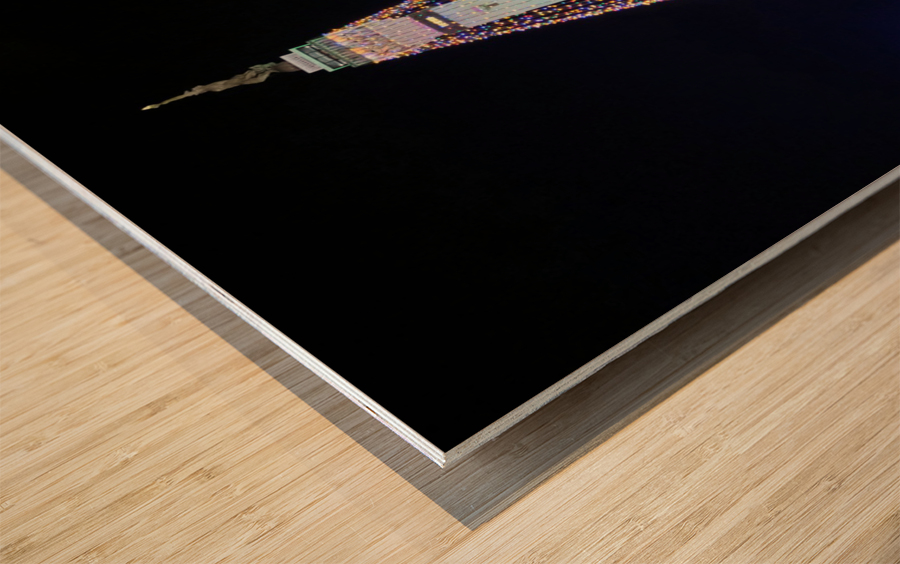 Monumental Christmas Tree Wood print