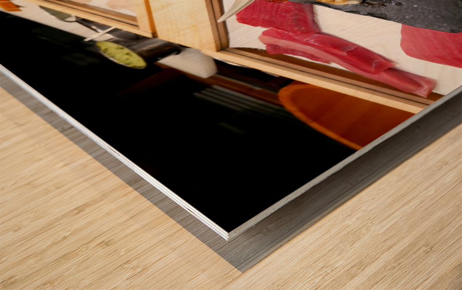Sensational Sushi Wood print
