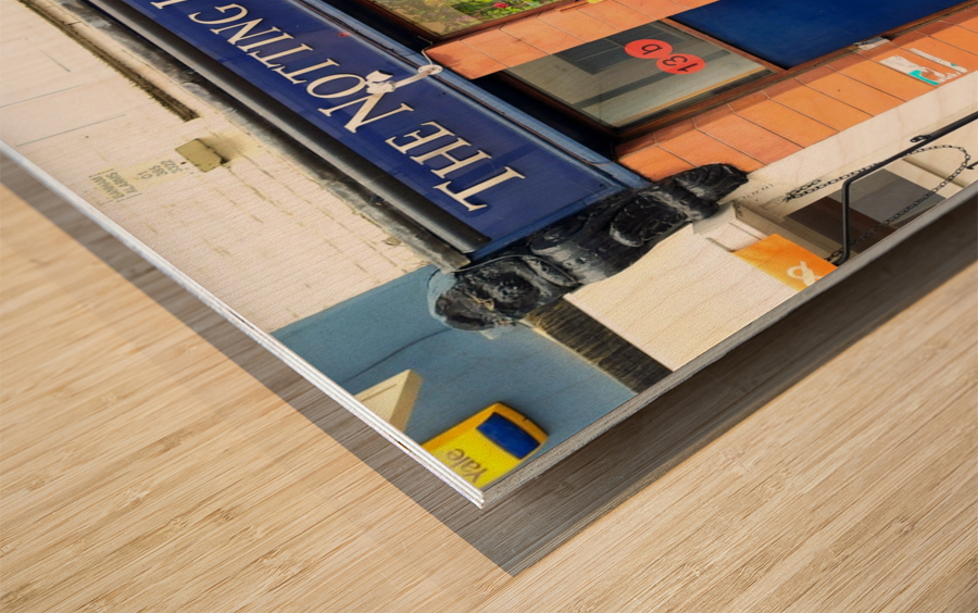 The Nottinghill Bookshop Wood print