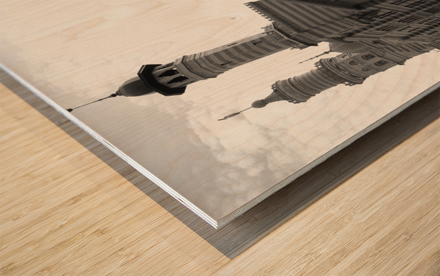 Light and Heritage Wood print