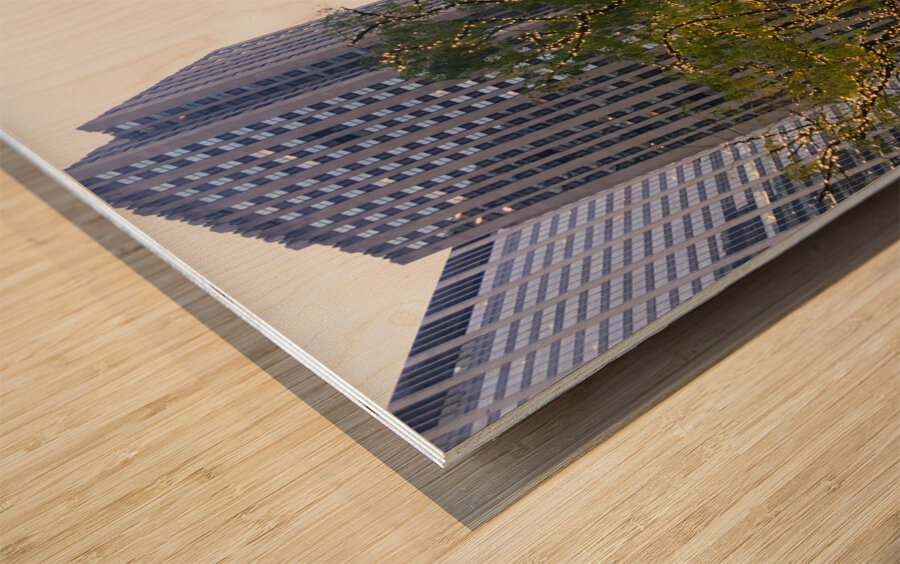 Hello New York  Wood print